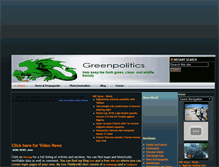 Tablet Screenshot of greenpolitics.healthwealthandmusic.co.uk